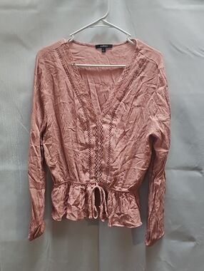 Blush Pink Boho Lace Size Large